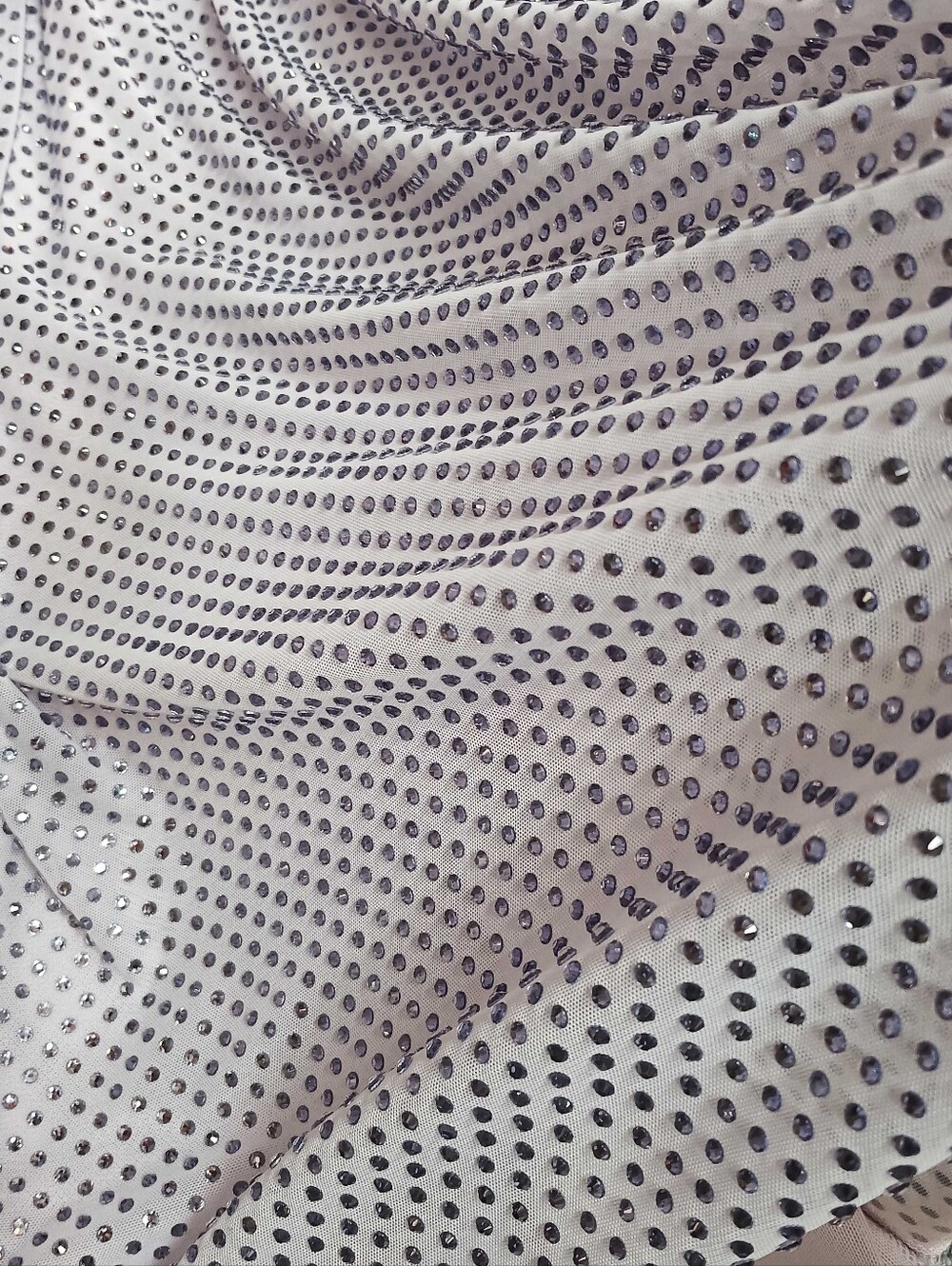 Self Portrait Lilac Rhinestone Midi Dress - Picture 9 of 13